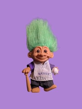 Rockies Green-Haired Troll Doll